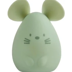 Veilleuse en silicone souris verte (12 cm)