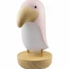 Veilleuse et enceinte Bluetooth Toucan Rose