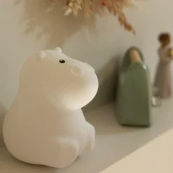 Veilleuse Hippo musicale bluetooh en silicone (15 cm)