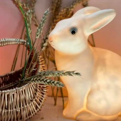 Veilleuse lapin blanc