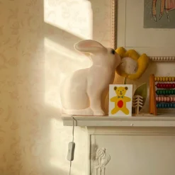 Veilleuse lapin blanc