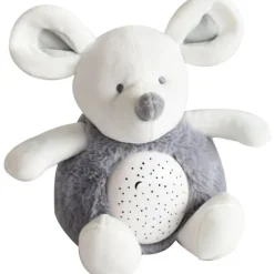 Veilleuse musicale peluche souris (20 cm)