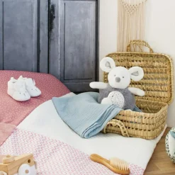 Veilleuse musicale peluche souris (20 cm)