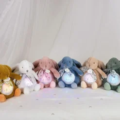 Veilleuse musicale projections d'étoiles blanc (24 cm)