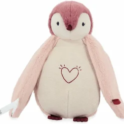 Veilleuse peluche Manchot rose (20 cm)