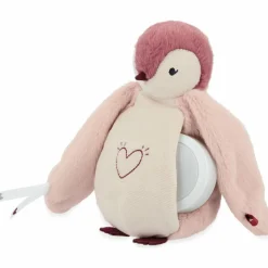 Veilleuse peluche Manchot rose (20 cm)