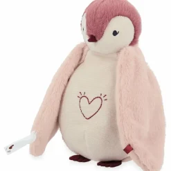 Veilleuse peluche Manchot rose (20 cm)