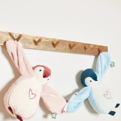 Veilleuse peluche Manchot rose (20 cm)