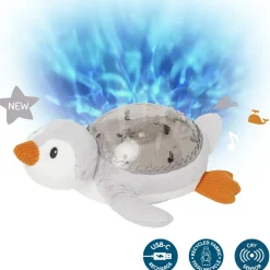Veilleuse peluche Tranquil Penguin (rechargeable)