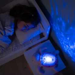 Veilleuse peluche Tranquil Turtle™ Rose (rechargeable)