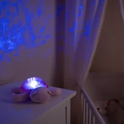 Veilleuse peluche Tranquil Turtle™ Rose (rechargeable)