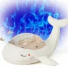 Veilleuse peluche Tranquil Baleine™ blanc (rechargeable)