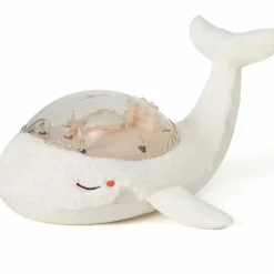 Veilleuse peluche Tranquil Baleine™ blanc (rechargeable)