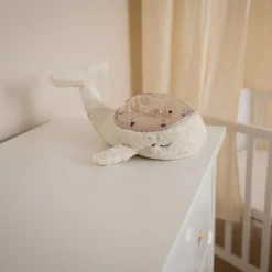 Veilleuse peluche Tranquil Baleine™ blanc (rechargeable)
