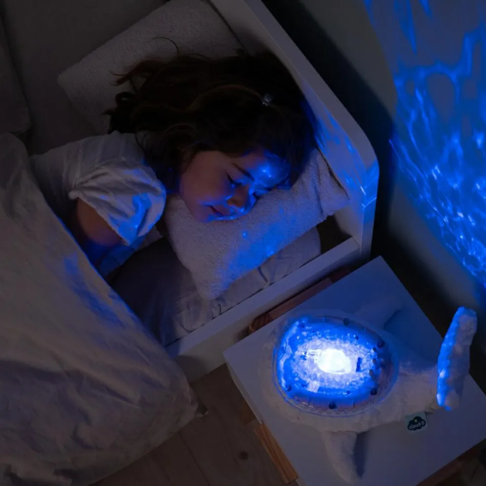 Veilleuse peluche Tranquil Baleine™ blanc (rechargeable)