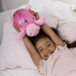 Veilleuse peluche Tranquil Turtle™ Rose