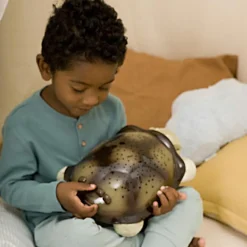 Veilleuse peluche Twilight Turtle Classic Moka