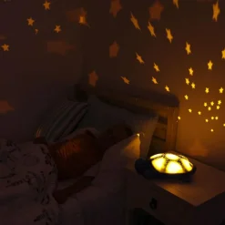 Veilleuse peluche Twilight Turtle Blue