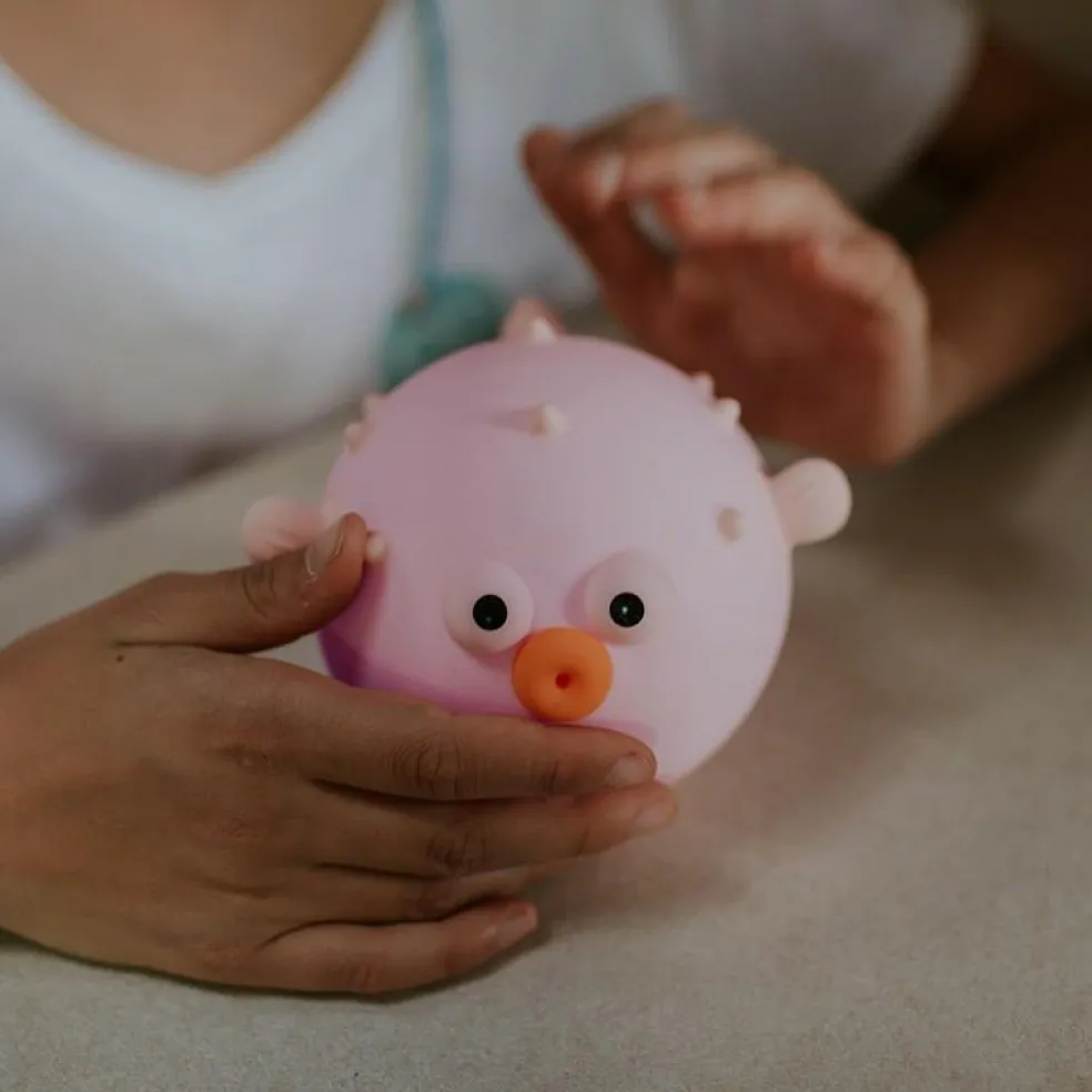 Veilleuse rechargeable Blow Fish Pink