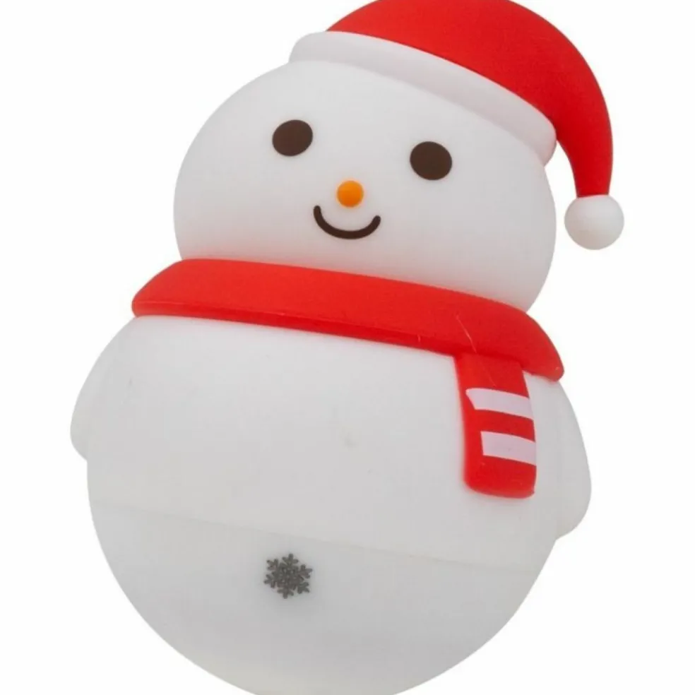 Veilleuse rechargeable Bonhomme de neige