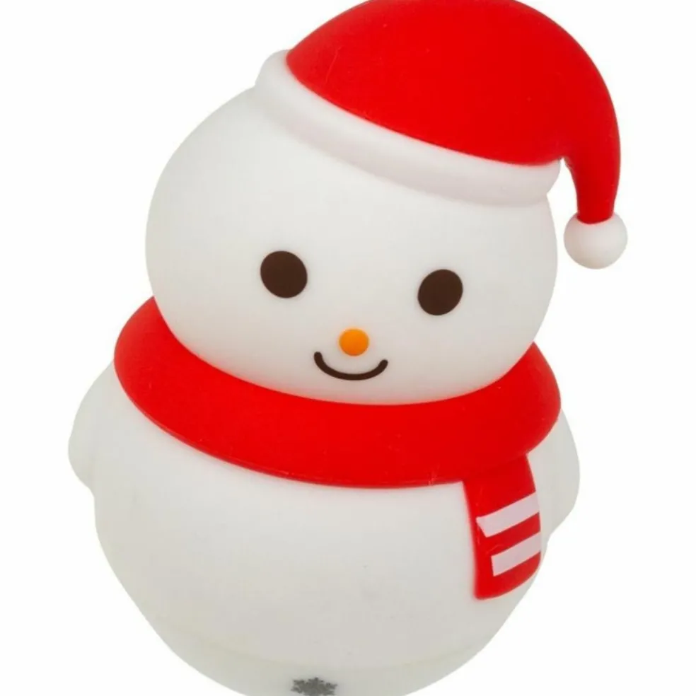 Veilleuse rechargeable Bonhomme de neige