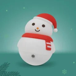 Veilleuse rechargeable Bonhomme de neige