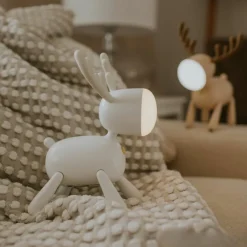 Veilleuse rechargeable Cerf Blanc