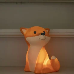 Veilleuse rechargeable César orange (20 cm)