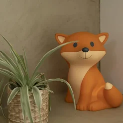 Veilleuse rechargeable César orange (20 cm)