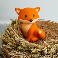 Veilleuse rechargeable César orange (20 cm)