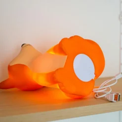 Veilleuse rechargeable César orange (20 cm)