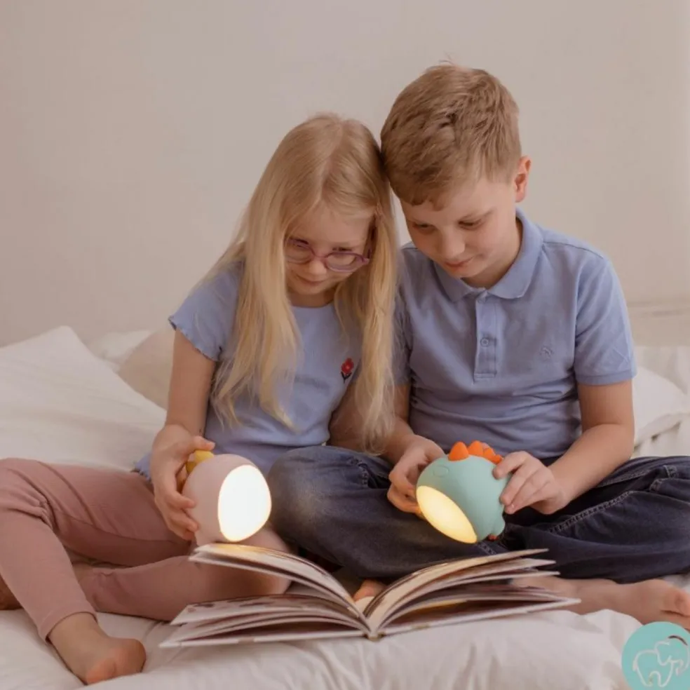 Veilleuse rechargeable Dino Rose