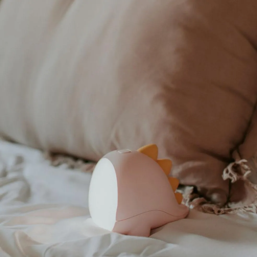 Veilleuse rechargeable Dino Rose