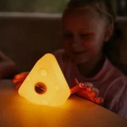 Veilleuse rechargeable Fromage avec Souris
