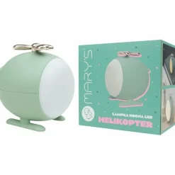 Veilleuse rechargeable Hélicoptère Vert