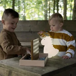 Veilleuse rechargeable Jéroom argile (17 cm)