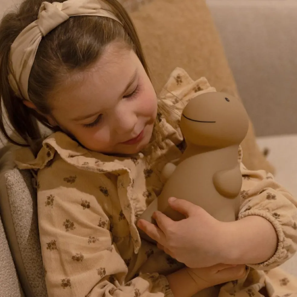 Veilleuse rechargeable Jéroom argile (17 cm)