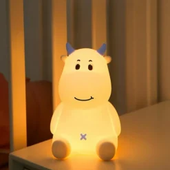 Veilleuse rechargeable Vache Bleue