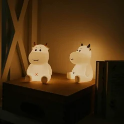 Veilleuse rechargeable Vache Bleue