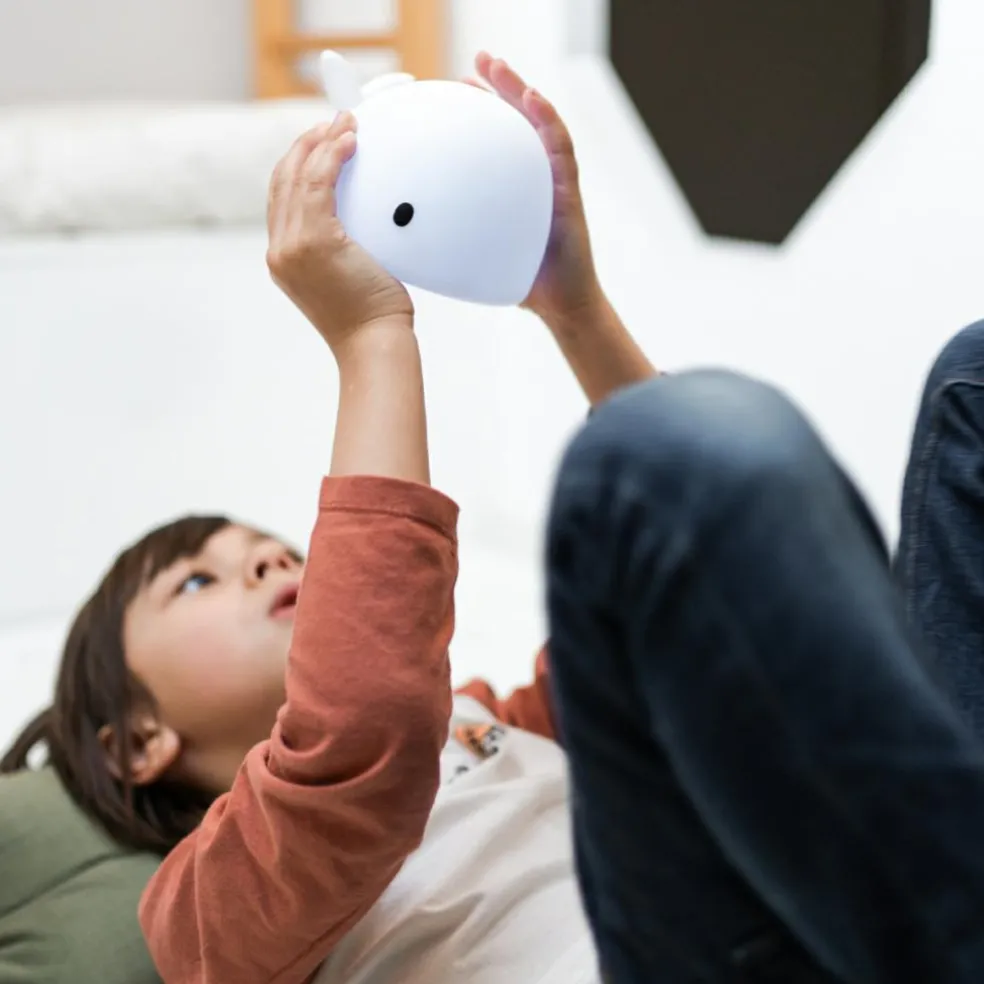 Veilleuse tactile baleine Moby (15 cm)