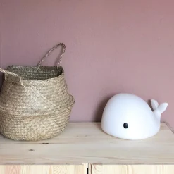 Veilleuse tactile baleine Moby (15 cm)