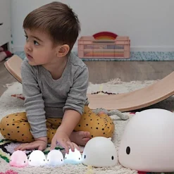 Veilleuse tactile baleine Moby (30 cm)