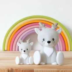 Veilleuse tactile Fabian le renne (15 cm)