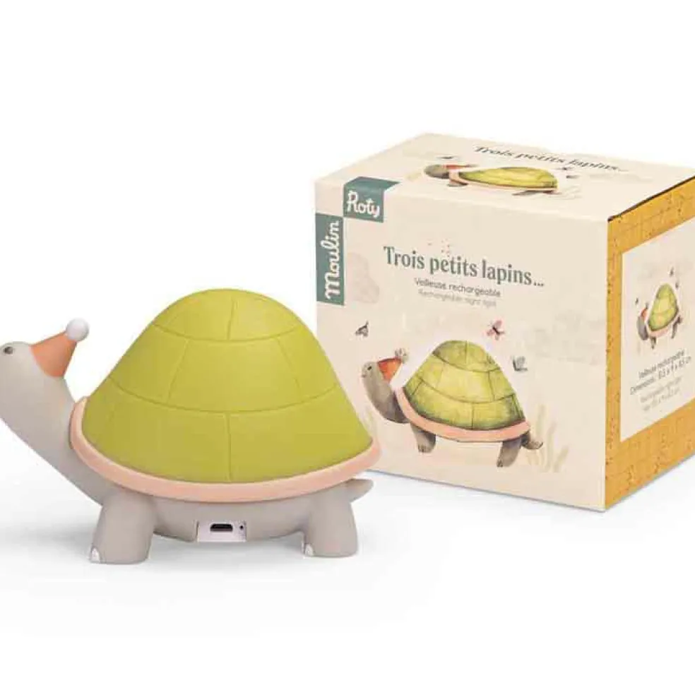 Veilleuse tortue Trois petits lapins