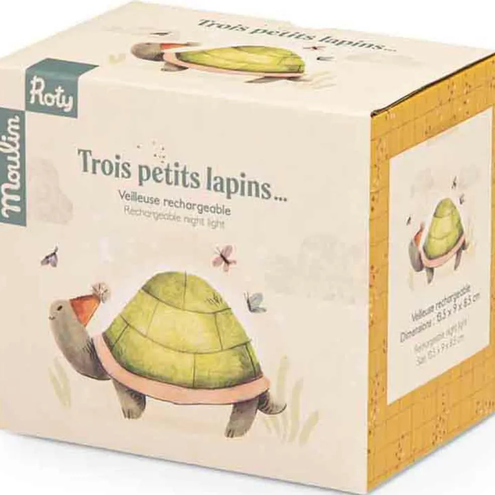 Veilleuse tortue Trois petits lapins