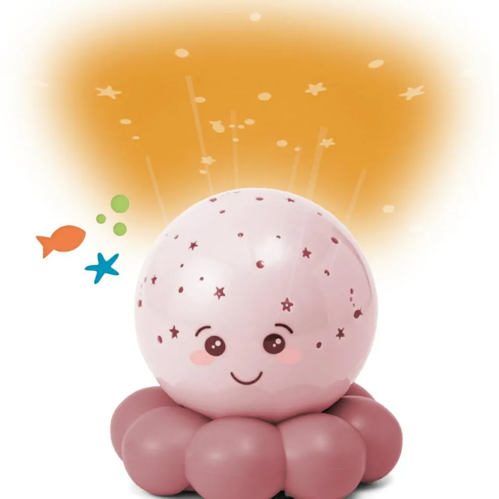 Veilleuse Twinkles To Go Octo Rose Pastel