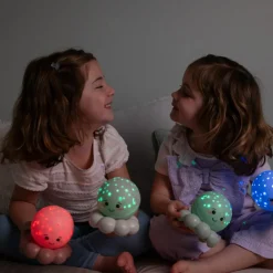 Veilleuse Twinkles To Go Octo Gris Pastel