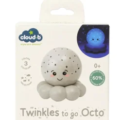 Veilleuse Twinkles To Go Octo Gris Pastel
