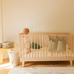 Vide poche à suspendre bamboo olive (40 x 50 cm)