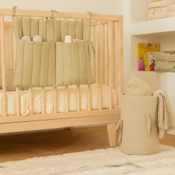 Vide poche à suspendre bamboo olive (40 x 50 cm)